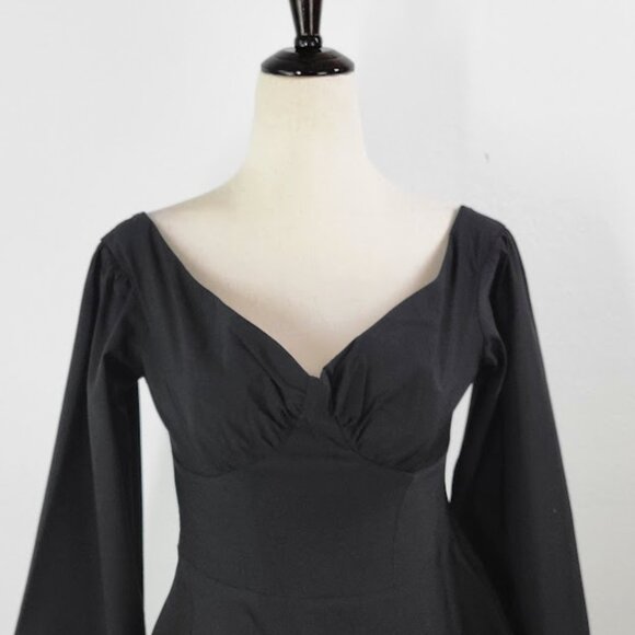 TOPSHOP bengaline off-the-shoulder top Sz 6 NEW - Picture 2 of 9